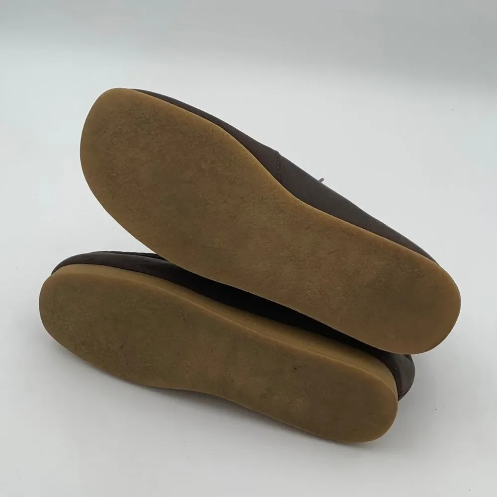 Clarks Wallabee brown leather chukka boots men’s size 10